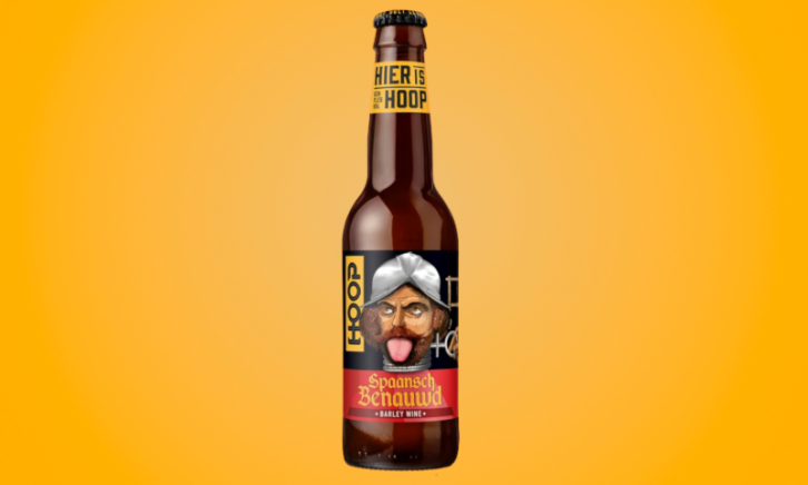 Spaansch Benauwd Gerstewijn flesje